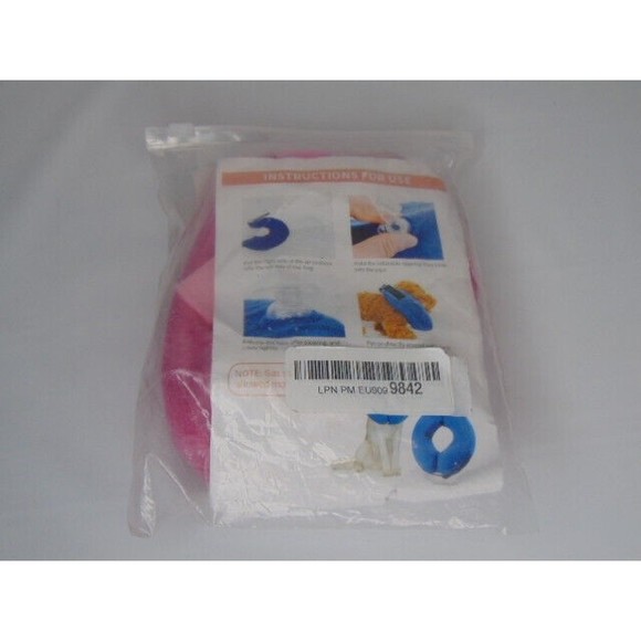 Inflatable Pet Collar / Recovery Collar - Pink - Extra Small for Dogs Cats - Picture 3 of 7